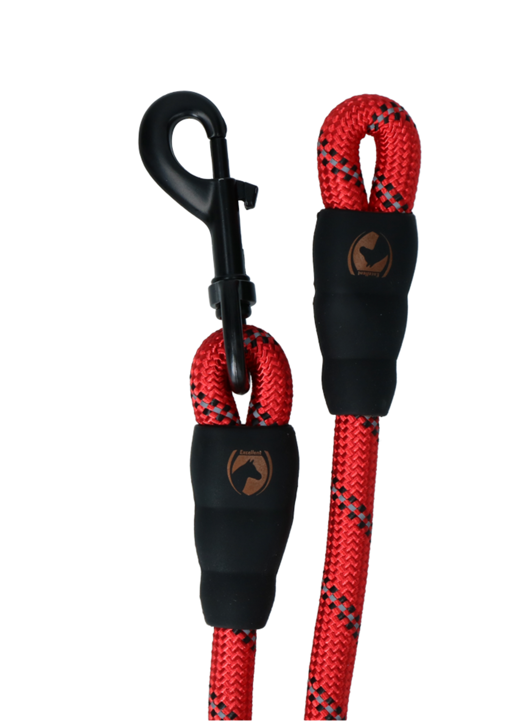 Excellent Halstertouw Exclusive Reflective Rood