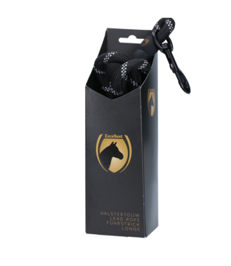 Excellent Halstertouw Exclusive Reflective Zwart