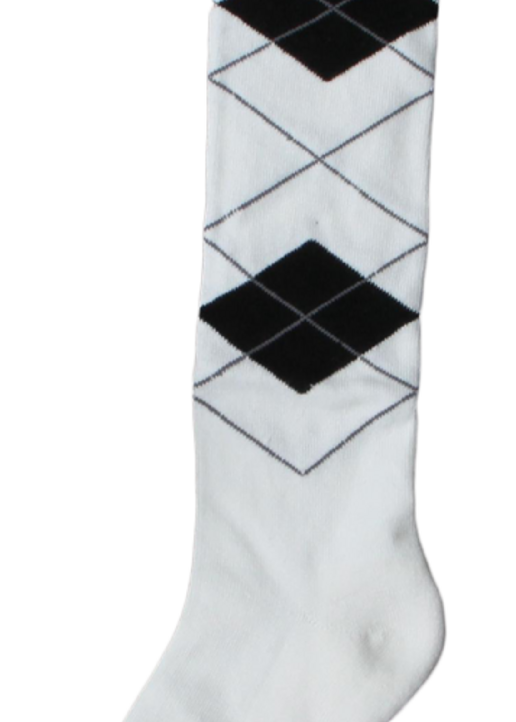Merkloos Kniekous RE b.wit/zwart 43-46