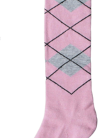 Merkloos Kniekous RE l.roze/l.grijs 43-46