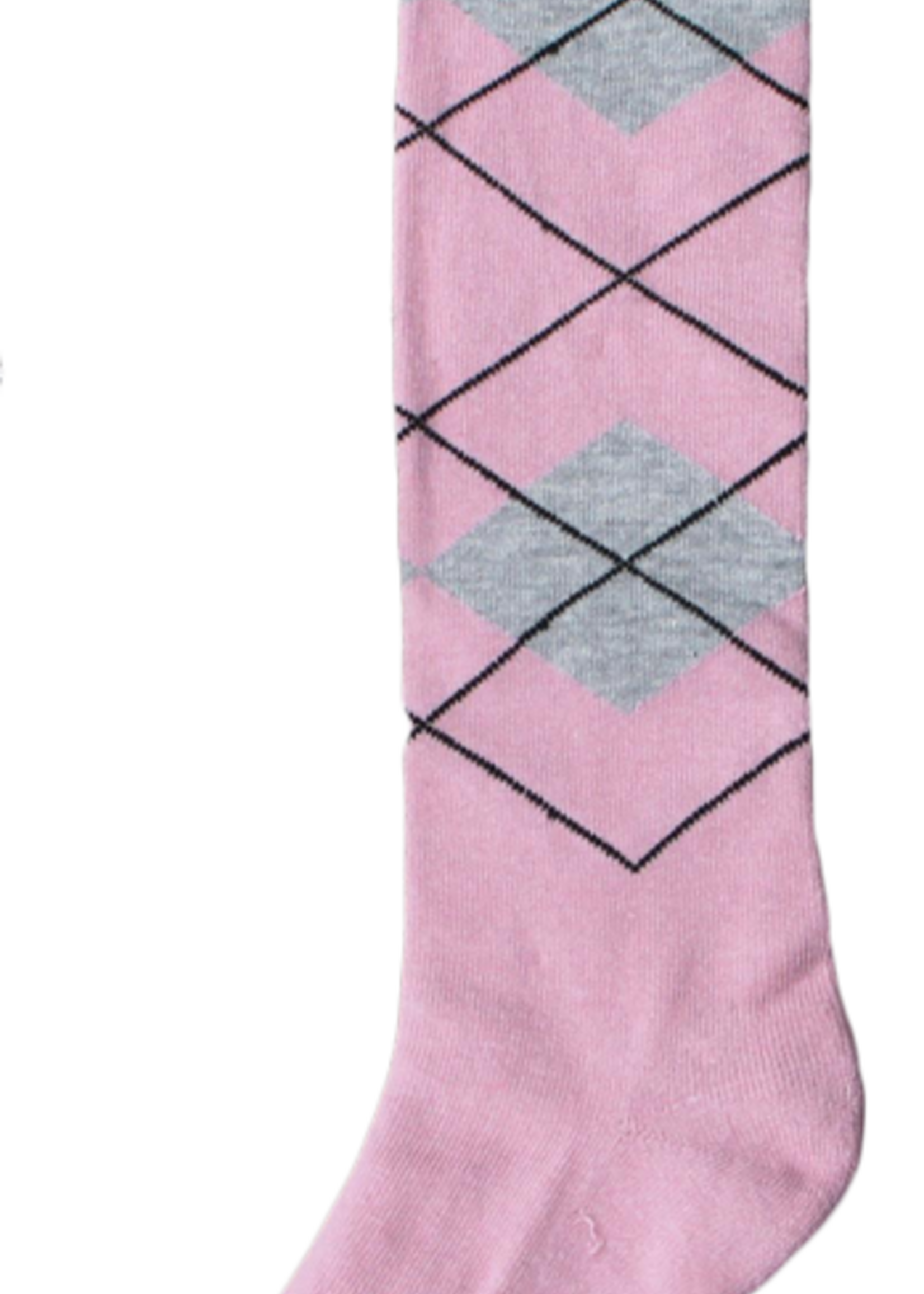 Merkloos Kniekous RE l.roze/l.grijs 43-46