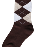 Merkloos Ruitersok bruin/beige/wit 43-46