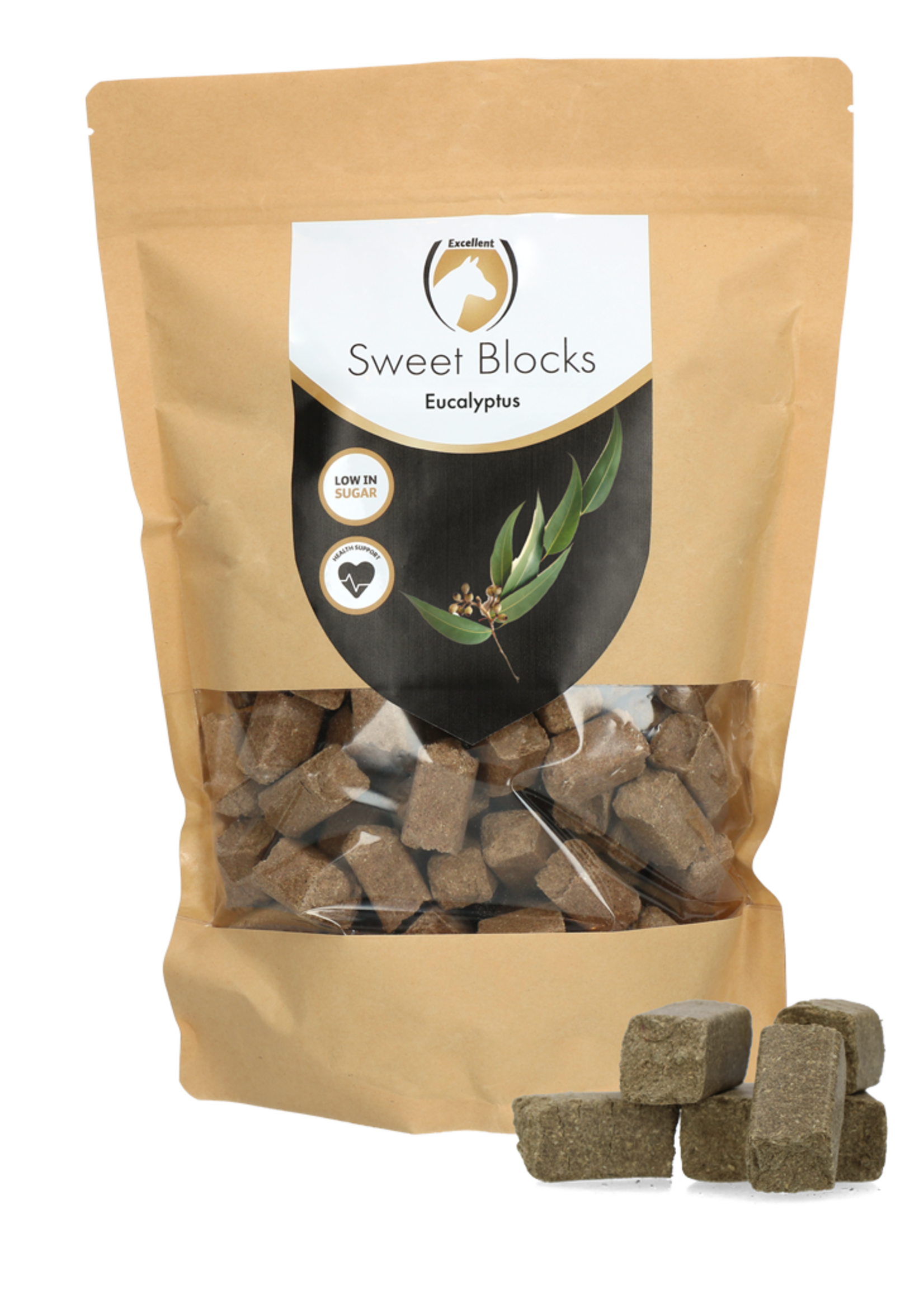 Excellent Horse Excellent Horse Sweet Blocks Eucalyptus 1 kg