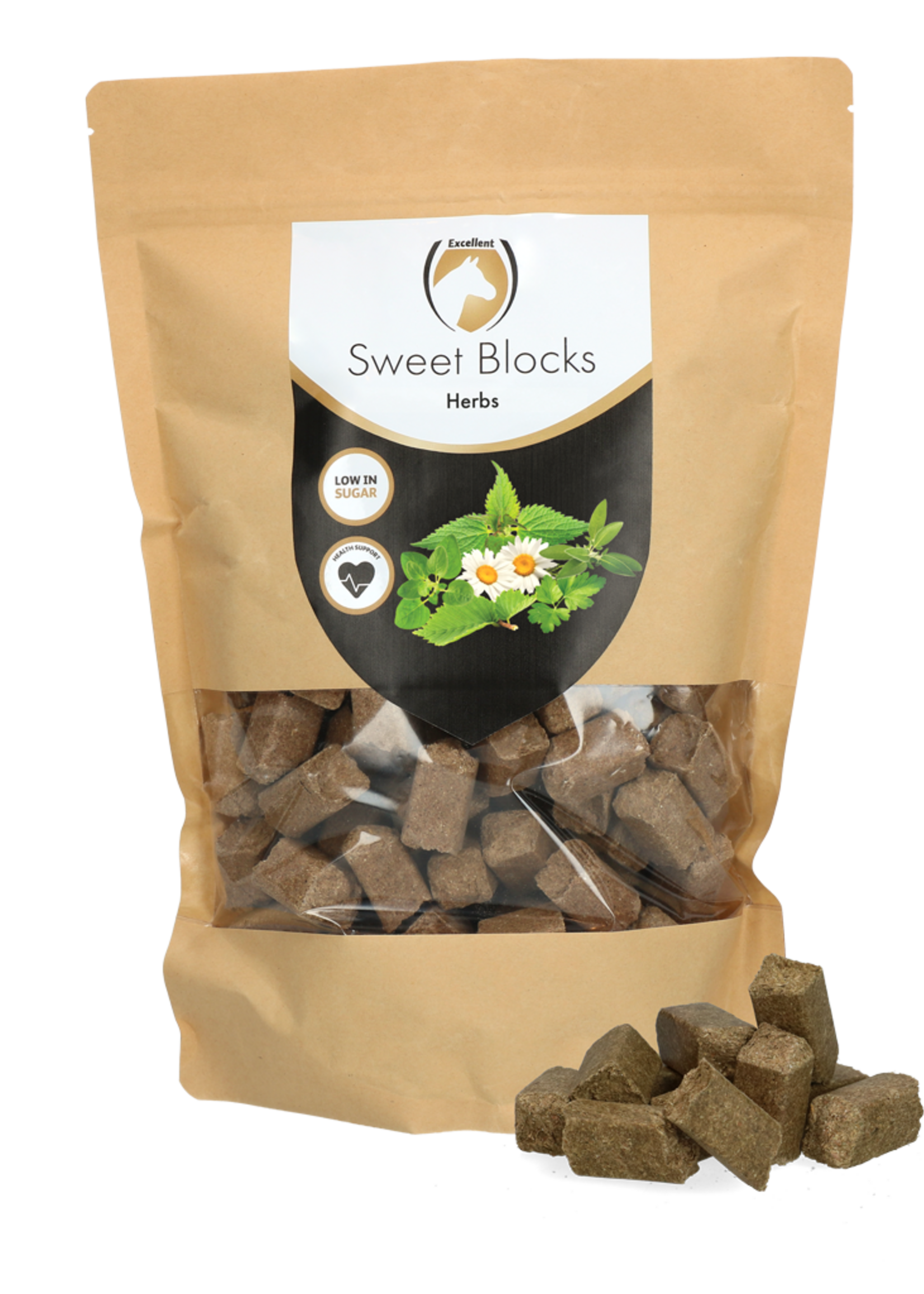Excellent Horse Excellent Horse Sweet Blocks Herbs 1 kg
