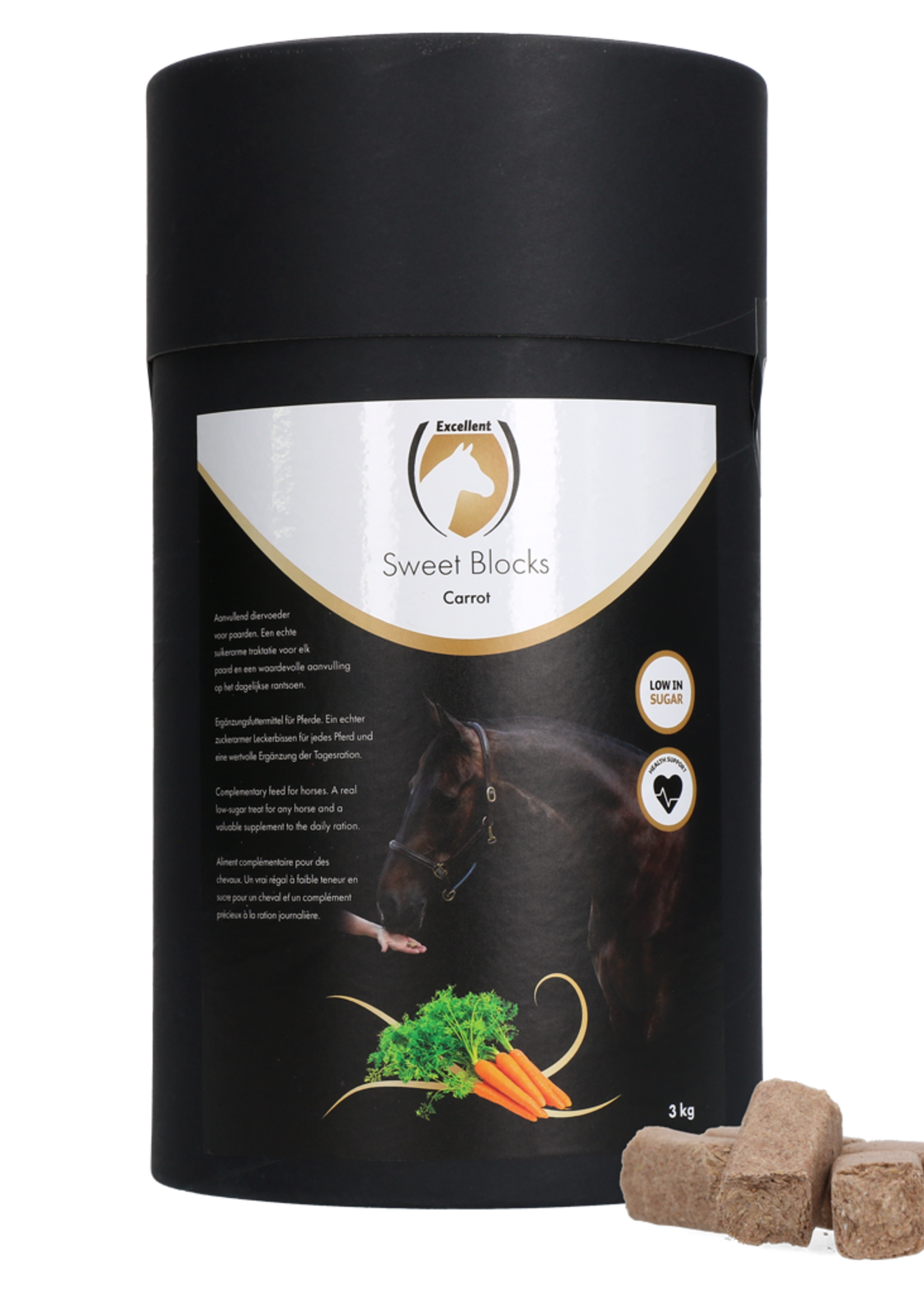 Excellent Horse Excellent Horse Sweet Blocks Carrot 3 kg