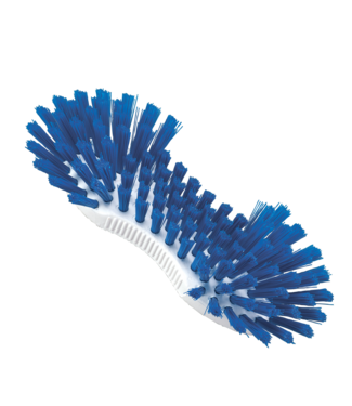 Merkloos Schrob-borstel kookbestendig blauw