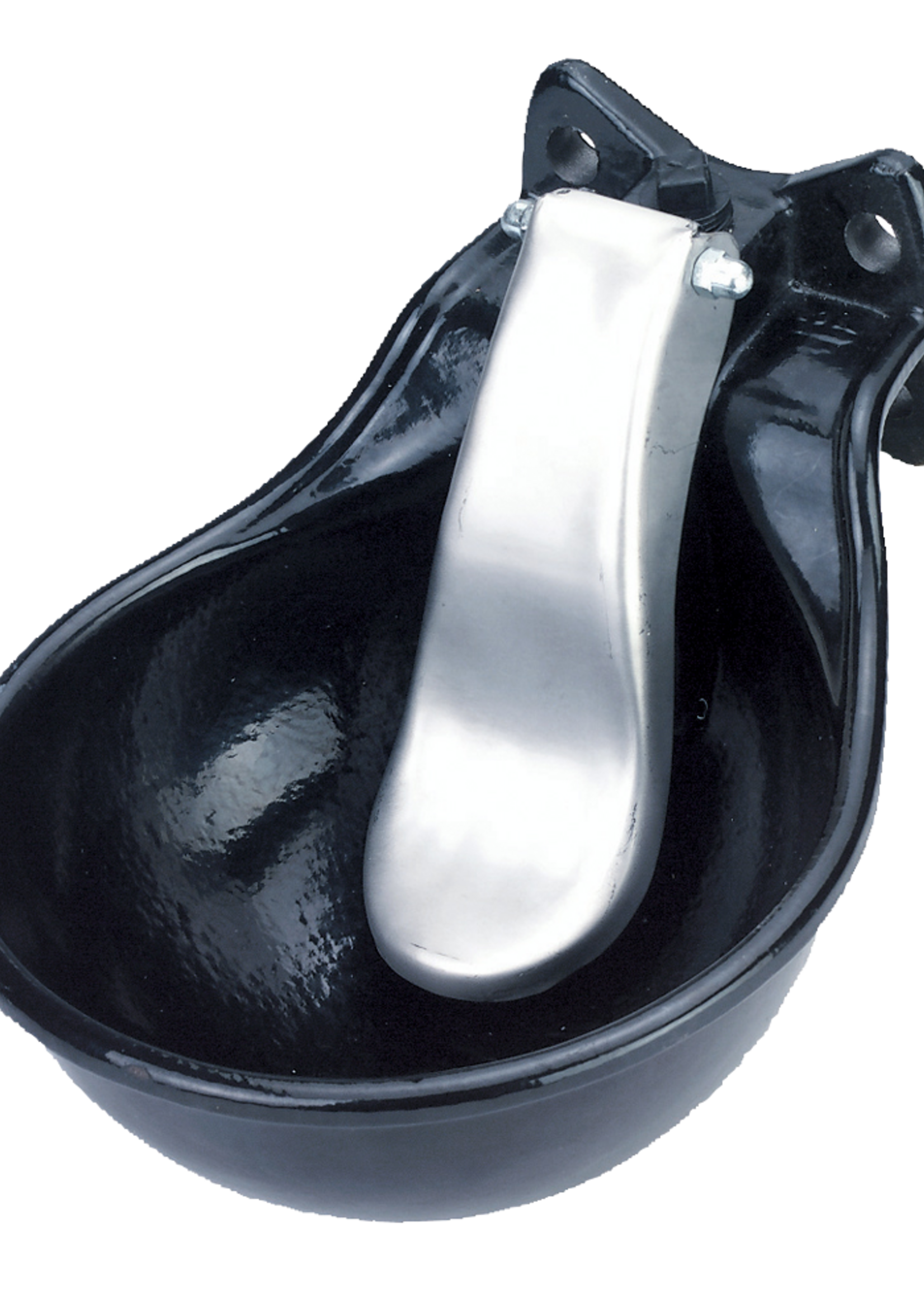 Merkloos Drinkbak metaal met lepel