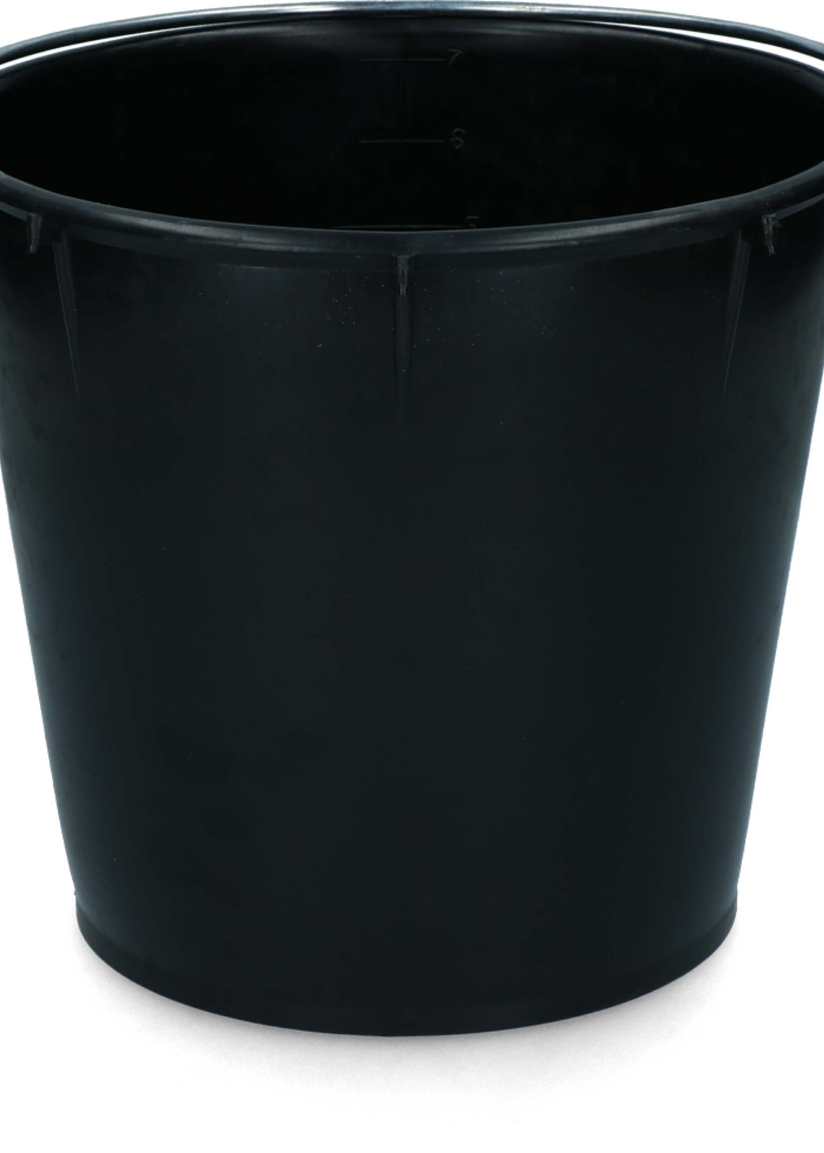 Vplast Emmer 7 l met beugel Zwart