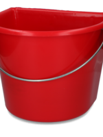 Vplast Emmer met vlakke kant 15 l Rood