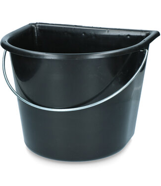 Vplast Emmer met vlakke kant 15 l Zwart