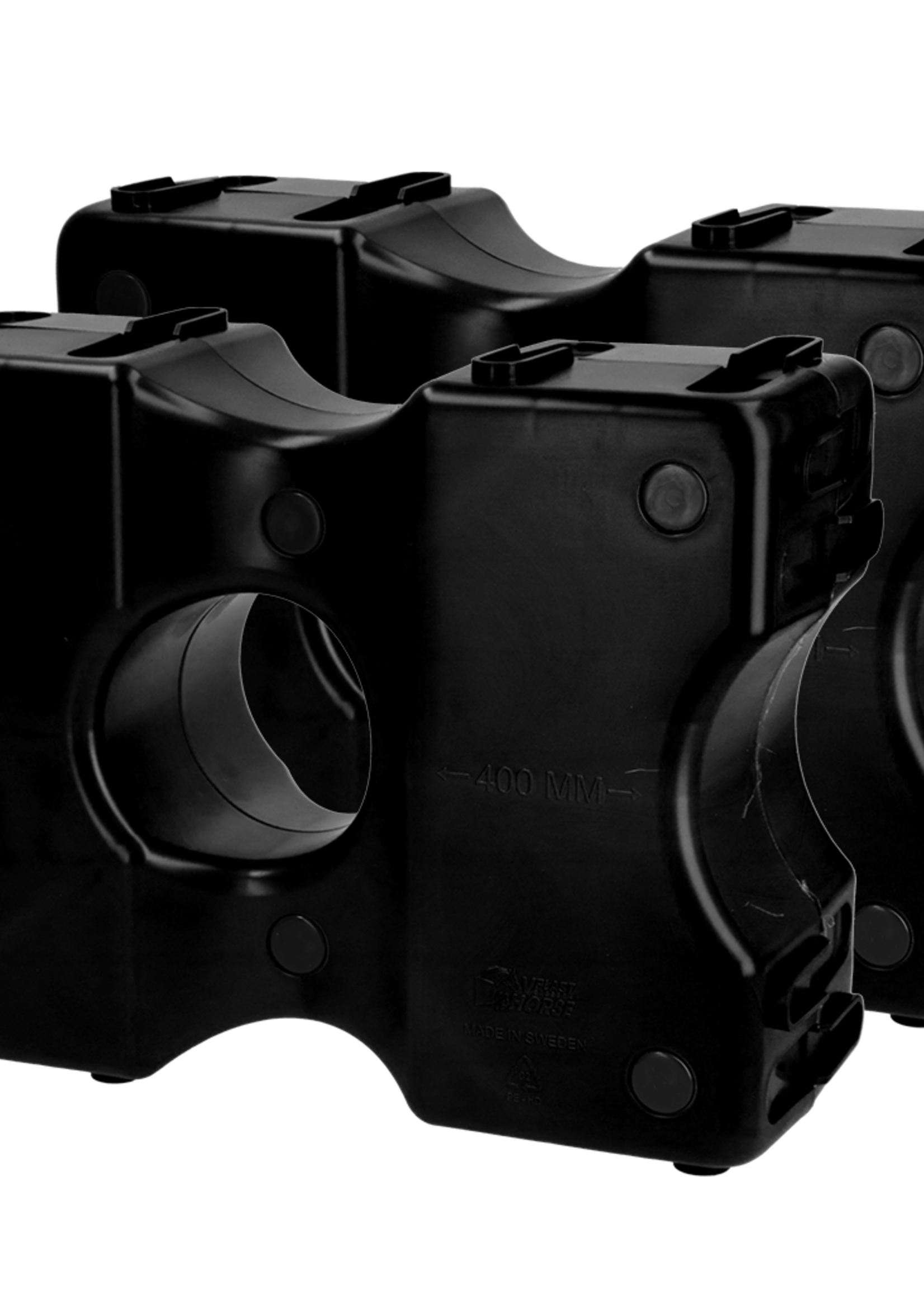 Vplast Vplast Cavaletti Hindernisblokken 2 st Zwart