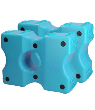 Vplast Vplast Cavaletti Hindernisblokken 2 st Blauw