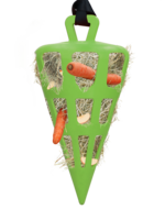 Hay Slow Feeder Hay Slow Feeder Fun & Flex Carrot Groen