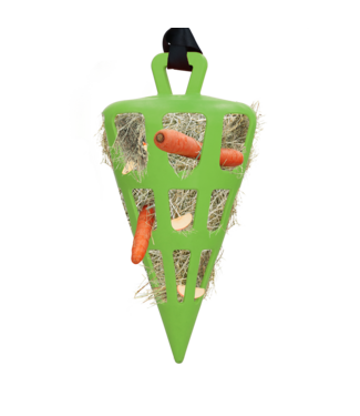 Hay Slow Feeder Hay Slow Feeder Fun & Flex Carrot Groen