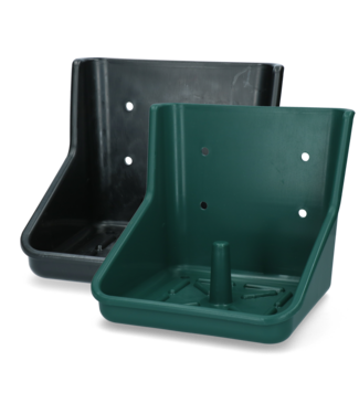 Merkloos Liksteenhouder kunststof Robu 10 kg liksteen Zwart