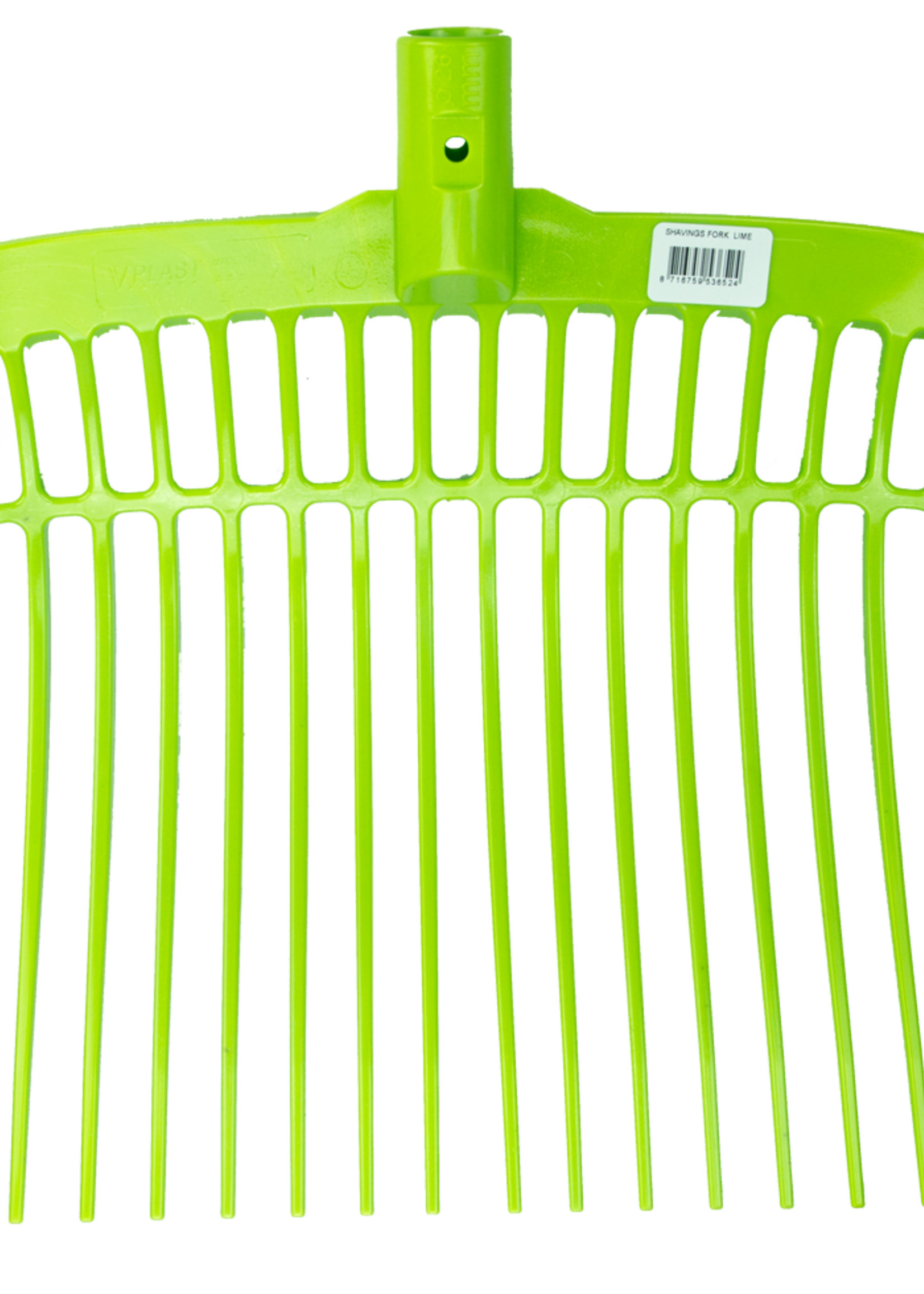 Vplast Mestvork zonder steel Limegroen