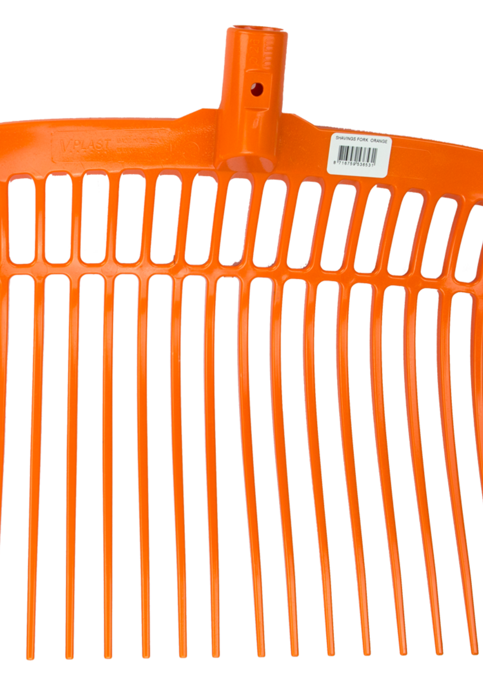 Vplast Mestvork zonder steel Oranje