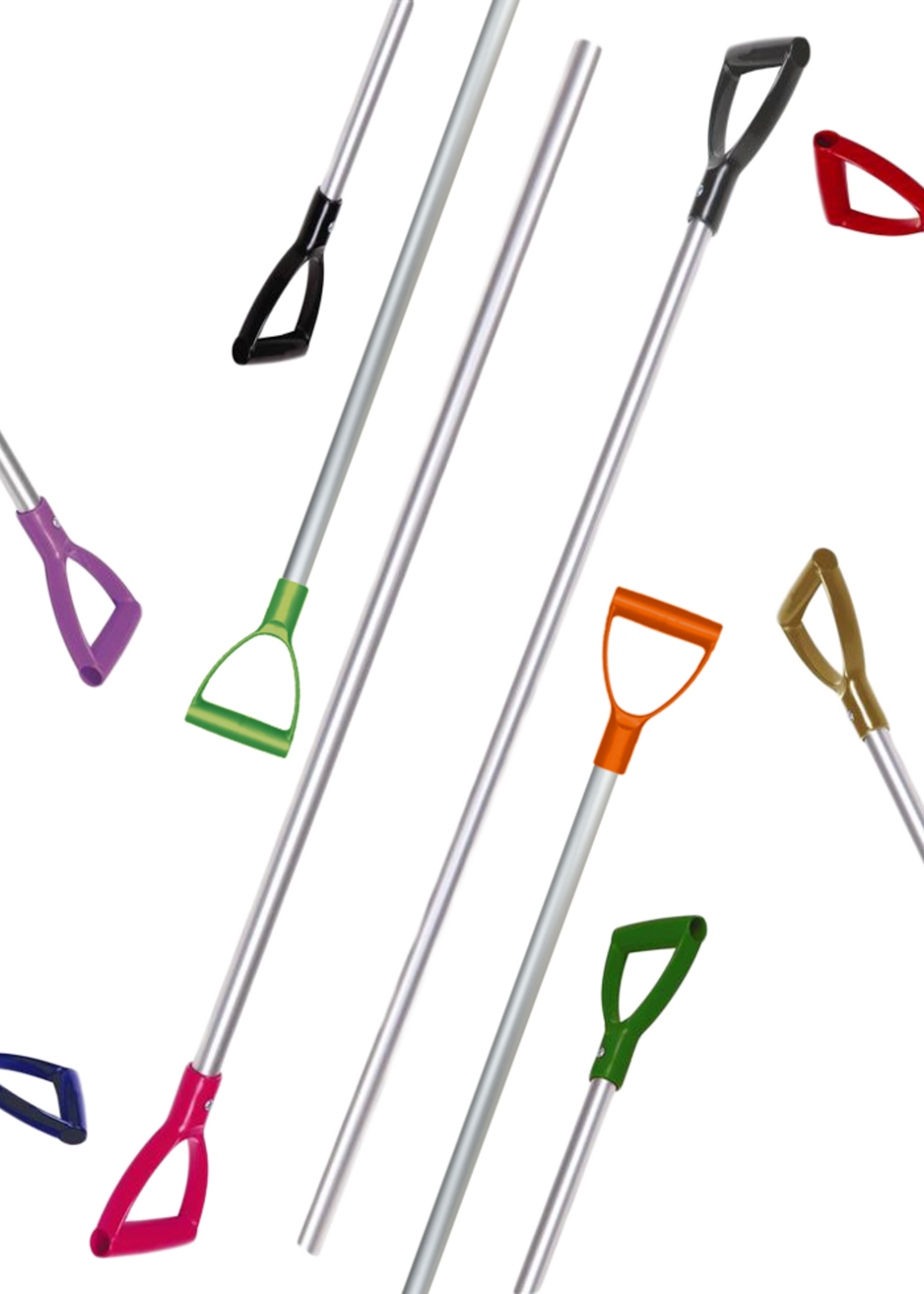 Vplast Mestvork steel 115 cm Zwart