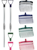 Vplast Mestvork met steel Roze