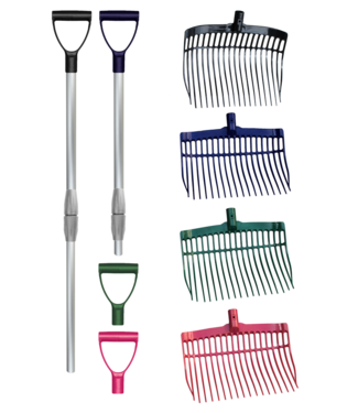 Vplast Mestvork met steel Roze