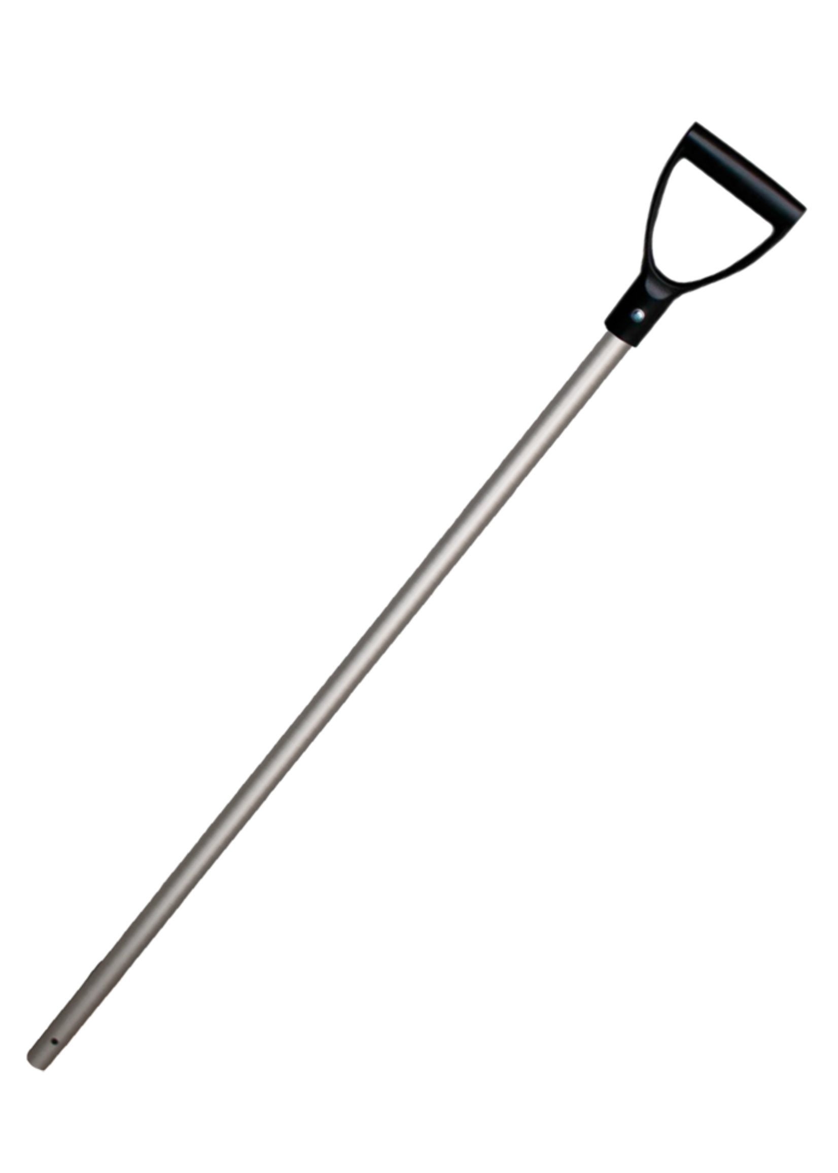 Merkloos Schop steel aluminium 28x105 cm Zwart handvat