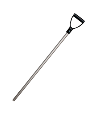 Merkloos Schop steel aluminium 28x105 cm Zwart handvat