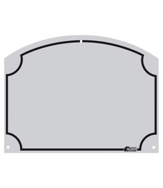 Vplast Stal Naamplaatje 70x95 mm