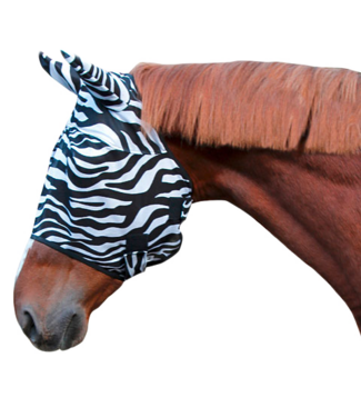 Merkloos Vliegenmasker Zebra Pony