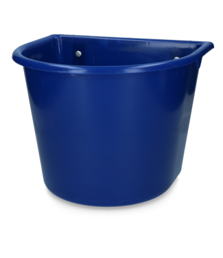 Vplast Voerbak 15 l met ophang Donkerblauw