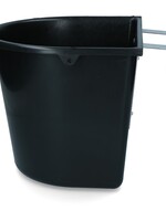 Vplast Voerbak 15 l met ophang Zwart