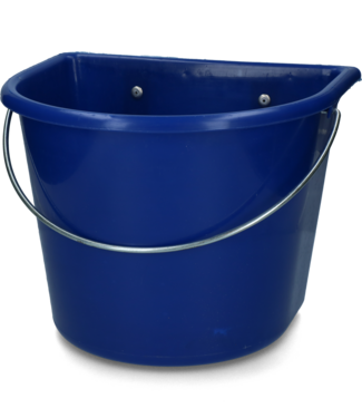 Vplast vPlast Voerbak met haken & hengsel 15 l Donkerblauw