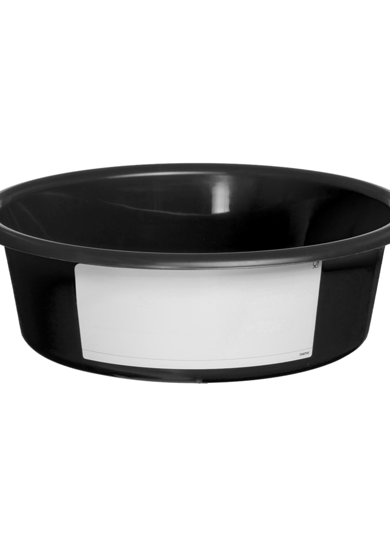 Vplast Voerbak 6 l Zwart (met wit label)