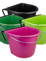 Vplast Voerbak 15 l met ophang en hengsel Roze