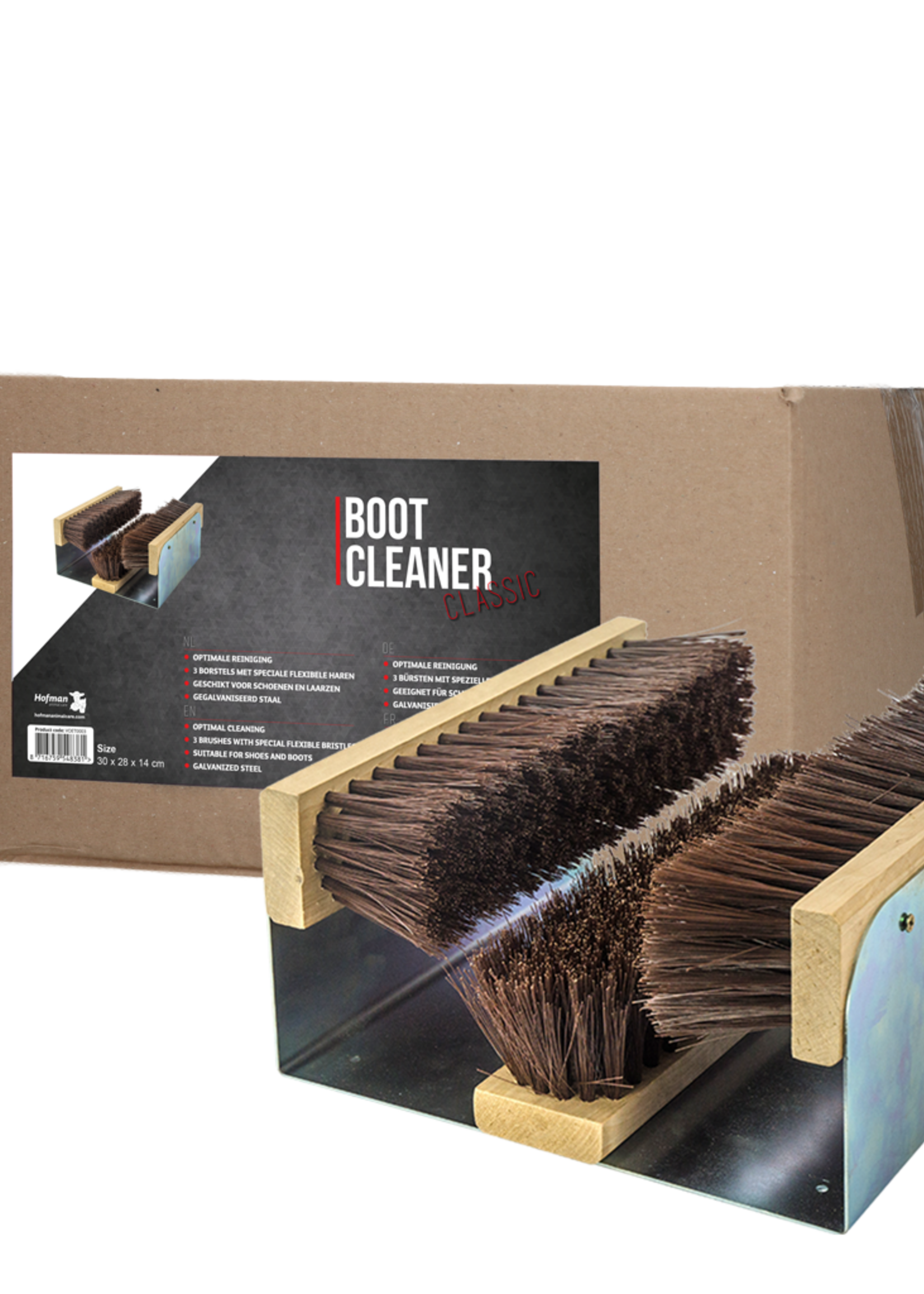 Merkloos Voetenveger "Boot Cleaner" (laag model)