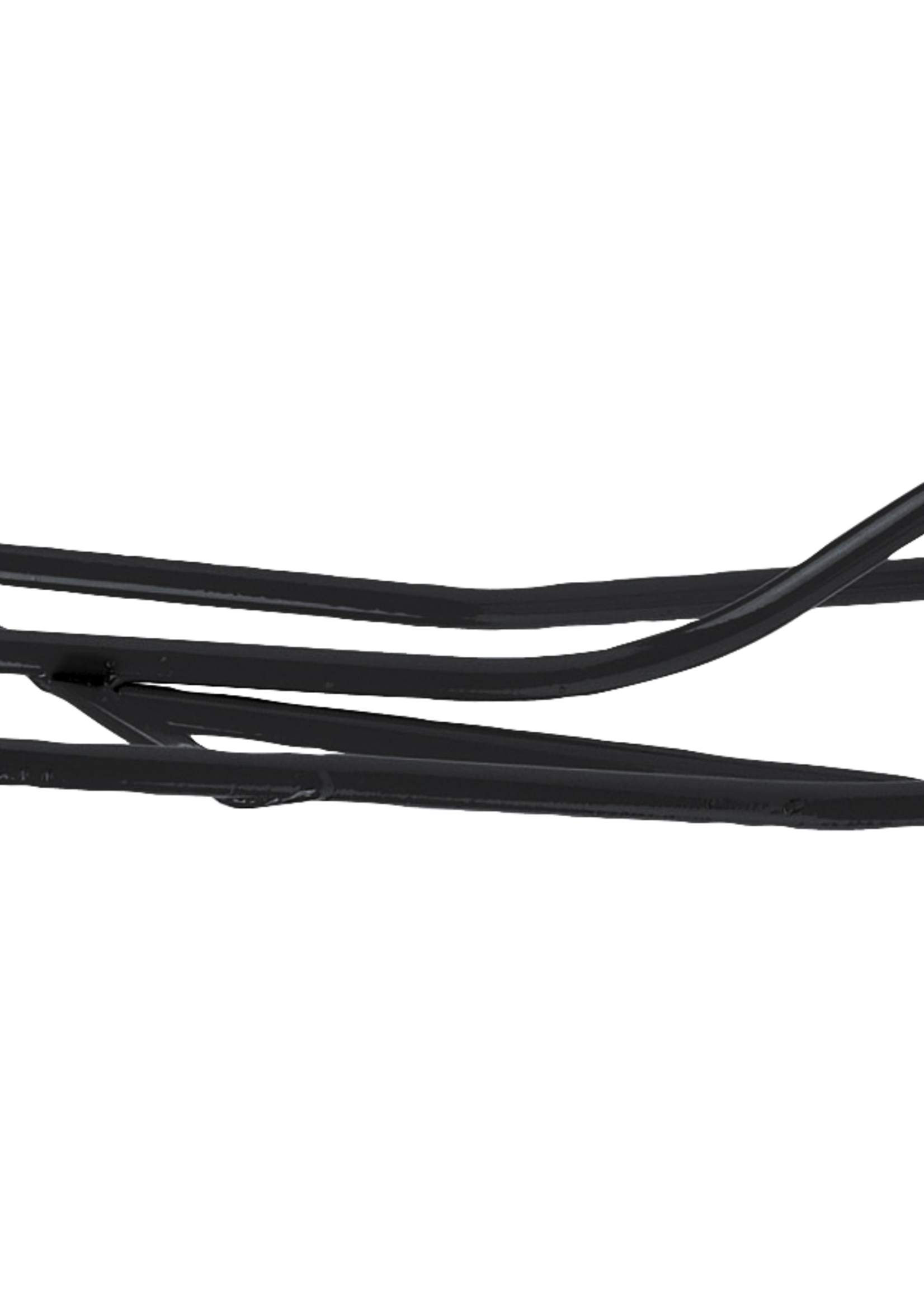 Merkloos Zadelhouder metaal 54 cm Zwart