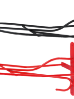 Merkloos Zadelhouder metaal 54 cm Rood