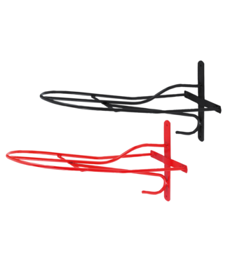 Merkloos Zadelhouder metaal 54 cm Rood