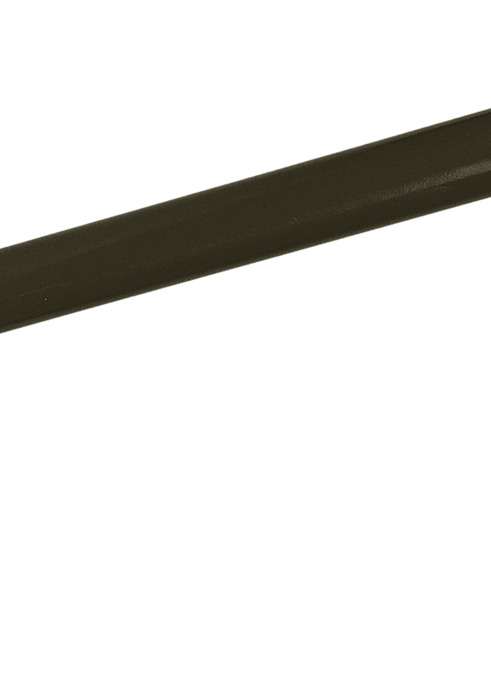 Merkloos Zadelhouder 44cm rond metaal zwart