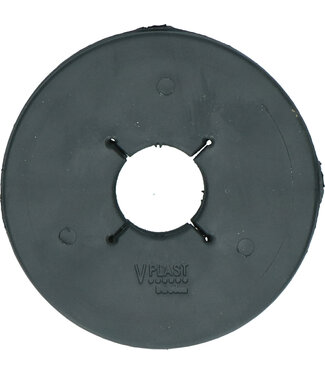 Vplast Bitschijf Paard 90 mm Zwart
