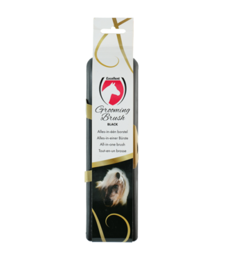 Excellent Horse Excellent Horse Grooming Brush L Zwart