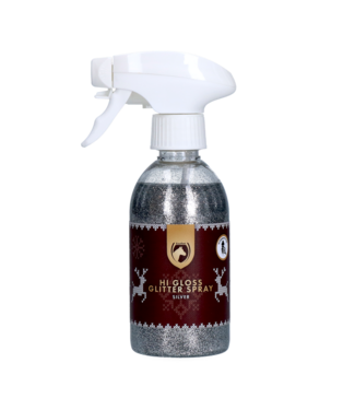 Excellent Horse Excellent Horse Christmas Hi Gloss Glitter Spray Zilver 250 ml