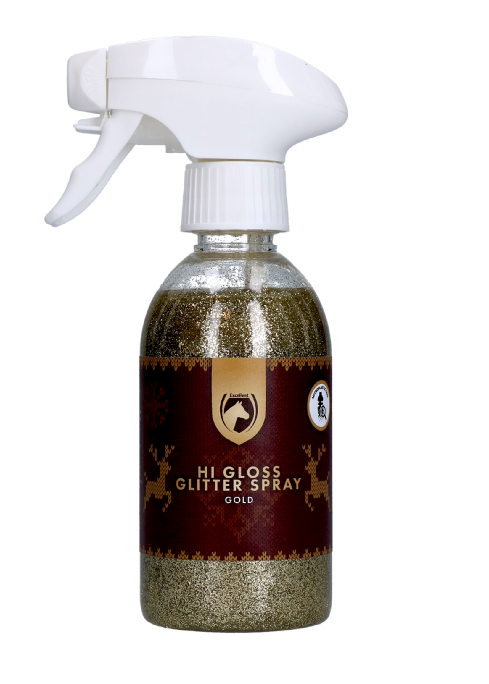 Excellent Horse Excellent Horse Christmas Hi Gloss Glitter Spray Goud 250 ml