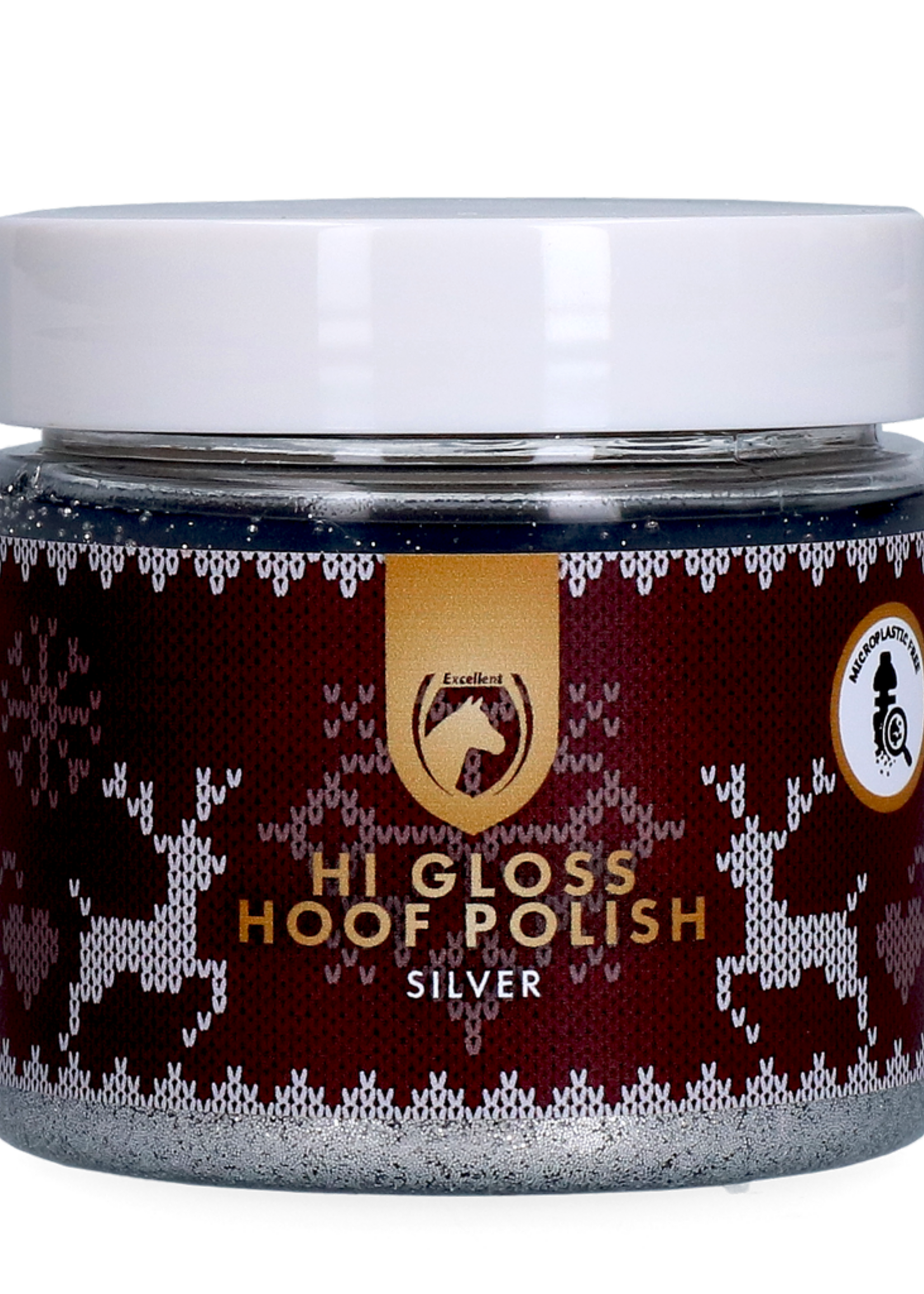 Excellent Horse Excellent Horse Christmas Hi Gloss Hoof Polish Zilver 150 ml
