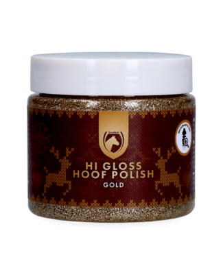 Excellent Horse Excellent Horse Christmas Hi Gloss Hoof Polish Goud 150 ml