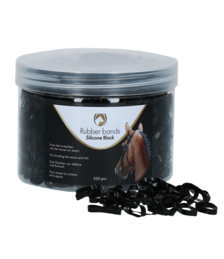 Excellent Horse Excellent Horse Rubber Bands Silicone Black