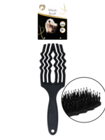 Excellent Horse Excellent Horse Wave Brush Zwart