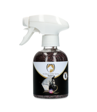 Excellent Horse Excellent Horse Hi Gloss Glitter Spray Rainbow 250 ml