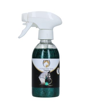 Excellent Horse Excellent Horse Hi Gloss Glitter Spray Turquoise 250 ml