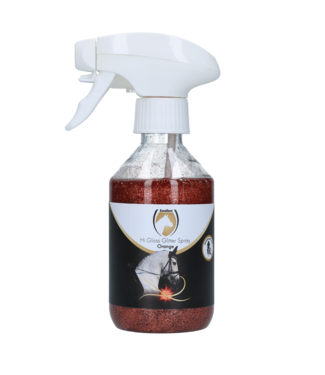 Excellent Horse Excellent Horse Hi Gloss Glitter Spray Orange 250 ml