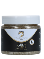 Excellent Horse Excellent Horse Hi Gloss Glitter Hoof Polish Gold 150 ml
